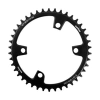 110BCD 4 Bolt Chainring 7-12 Speed Compatible Asphalt Bike Chainring 4 Bolt Cycle Chainwheel CNC Aluminum Alloy Single