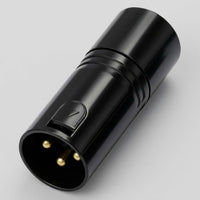 Impedance Matching 3-Contact DMX512 End Plug Electrical Reflection Reduction 3-Contact XLR End Plug Gold Pins XLR Termination Plug Metal Housing