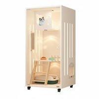 Multi-Level Cat Villa Easy to Clean Multi-Level Cat Enclosure Good Ventilation for Living Room, Bedroom