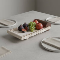 Resin Fruit Platter Artistic Tray Easy to Display for Living Room