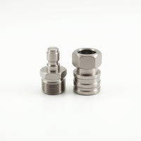 Water Outlet Adapter with Quick Coupling Stainless Steel M22 Hose Connector Quick Connect Adapter Corrosion-Resistant