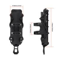 Adjustable Motorcycle Crash Bar and Rear Box Drink Holder Bracket