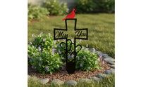 Miss You Stake Weatherproof Cemetery Grave Marker Rust-Resistant for Garden