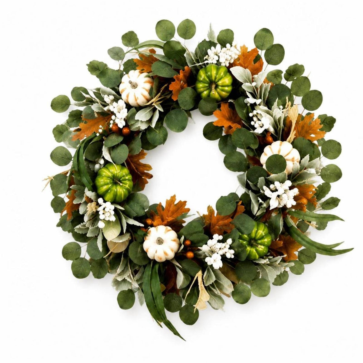 Fall Wreath Lifelike Decor Festive for Entryway
