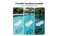 Supportive Pool Lounger with Mesh Seat