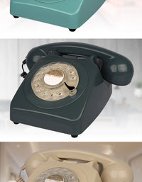 Classic Retro Wired Telephone for Home Office Hotel