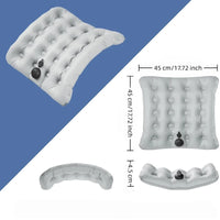 Inflatable Cushion for Office and Car with Adjustable Lumbar Support