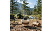 Chinese Tea Warmer Multi-Functional Traditional Briquettes Grill Multifunctional Outdoor Tea Warmer for Camping, Patio
