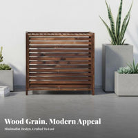 Slatted Air Cooling Appliance Hider Weather-Withstandant Appliance Screen Multi-Functional Design Particleswithstandant
