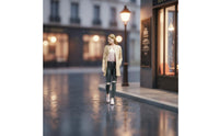 Scale Model Woman Finely Detailed Miniature Person for Hobbyists