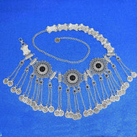 Exotic Flair Ethnic Design Belly Dance Belt Bohemian Coin Belly Chain Fashion Accessory for Beach