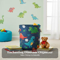 3 Pieces Dinosaur Print container Set long-lasting Toy container Lightweight for children, Parents