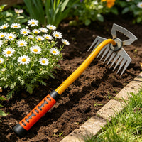 Garden Weeding Rake Long-Lasting Uprooting Weeder Easy to Clean for Yard