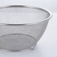Kitchen Colander Bowl Set, Stainless Steel Double Layer Colander with Handles, Rice Washing Bowl and Vegetable Strainer for Home Kitchen Sink