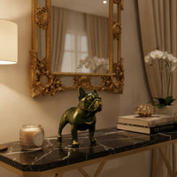 French Canine Figure Figurine Decorative Home Decor Lifelike Detail