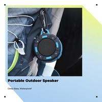 Waterproof speaker with deep bass