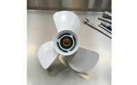 Propeller with 15 Splines Aluminum Alloy Outboard Engine Propeller Splined Hardware for Boaters