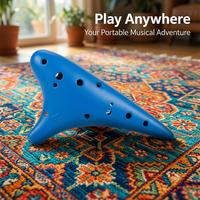 12 Hole Alto Ocarina Resin Instrument for Beginners, Alto Hole for Learners, Ergonomic Design Ocarin - Image 4