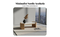 Fabric Top Entryway Stool Nordic design Upholstered Bench multi-functional Use Modern Design for Homeowners, Renters