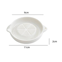 Ceramic Garlic Grater Fine Grating Ceramic Ginger Grater Easy to Clean