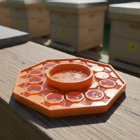 Bee Watering Dish Anti-Drowning Design 3D Printed Bee Drinker Safe Landing Pads
