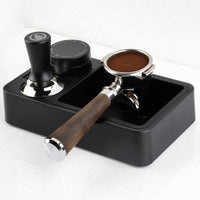 Espresso Tamping Station Multi-Function Portafilter Holder Base Built-in Storage