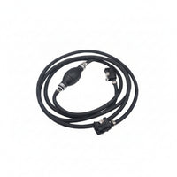 8mm Outboard Fuel Line with Primer Bulb Oil-Resistant Fuel Line with Primer Bulb Flexible for Boaters, Boats