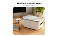 Lidded Pfinalic Container particle-proofproof Lidded Utility Case multi-purpose for Desktop