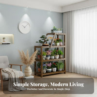 Multi-Tier Pot Stand Floor-Standing Flower Rack Minimalist design for Living Room