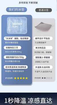 坐垫冰感凝胶宠物学生汽车办公椅子沙发家用清凉坐垫夏季降温神器