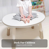 Adjustable kidney bean-shapedShaped Table and Chair Ergonomic Design children's Furniture