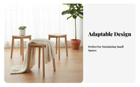 Stacking Square Stool Ergonomic Height Stackable Square Seat Odor-Clear