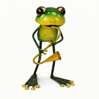 Frog Figurine Decorative Frog Statue Ornament for Balcony