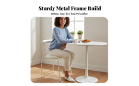 Stackable Design Cylindrical Backrest Chair Thick Padded Cushion Vanity Seat Soft Upholstery Household Furniture Lightweight for Homeowners, Home Office Workers, Young Adults, Dining Room, Bedroom, Small Areas, Cafe