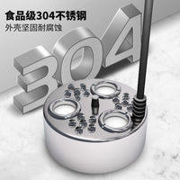 Ultrasonic 3-Head Colorful Light Fogger with Large Mist Output for Landscape Ponds (US Plug)