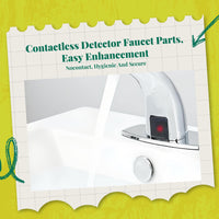 Brass Infrared Induction Faucet Detector, Automatic Touchless Water-Saving Control Box, Bathroom Sink Accessory