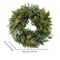 Eucalyptus Wreath Realistic Look Artificial Eucalyptus Wreath for Easter, Wall