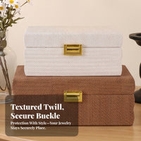 Elegant Woven Jewelry Box
