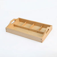 Educational Tray with Dividers Divided for Preschool, Homeschool, Preschoolers