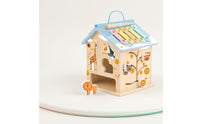 Wooden Busy House Colorful Activity House Fine Motor Sensory Game Toy Developmental for Toddlers
