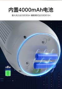 跨境爆款无叶风扇家用桌面扇空气循环立式风扇静音智能电风扇
