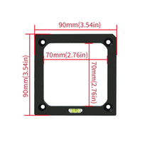 Opening Template with Bubble Level Clear for Drywallers, DIYers