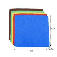 Highly Absorbent Microfibre Cloth, Large Cleaning Cloths for Home and Car, Washable and Quick-Dry Microfibre Cloth 40x40cm, Sturdy Absorbent Cloth