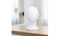 3 Pieces Hairpiece Head Lightweight Foam Mannequin Head Pin-Insertable Hat Display Stand for Cosplayers, Hair Stylists, Cosplay, Salons
