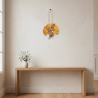 Ginkgo Frond Fairy Sign Detailed Sculpture Fairy Hanging Ornament Outdoor Decor
