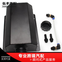 汽车跨境热销汽车改装1L，2L通用方型透气机油壶溢流壶