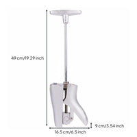 Cast Aluminum Boot Stretcher Professional Grade Footwear Tool Long-Lasting Metal