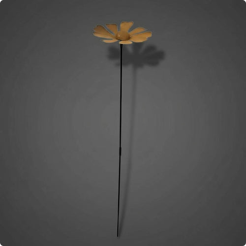 Daisy Garden Stake Nature-Inspired Metal Flower Stake Easy to Insert