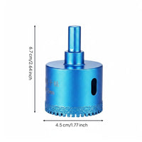 Dry Drilling Hole Thickened Body Tile High Hardness