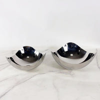 Modern Minimalist Stainless Steel Geometric Mirror Round Tray